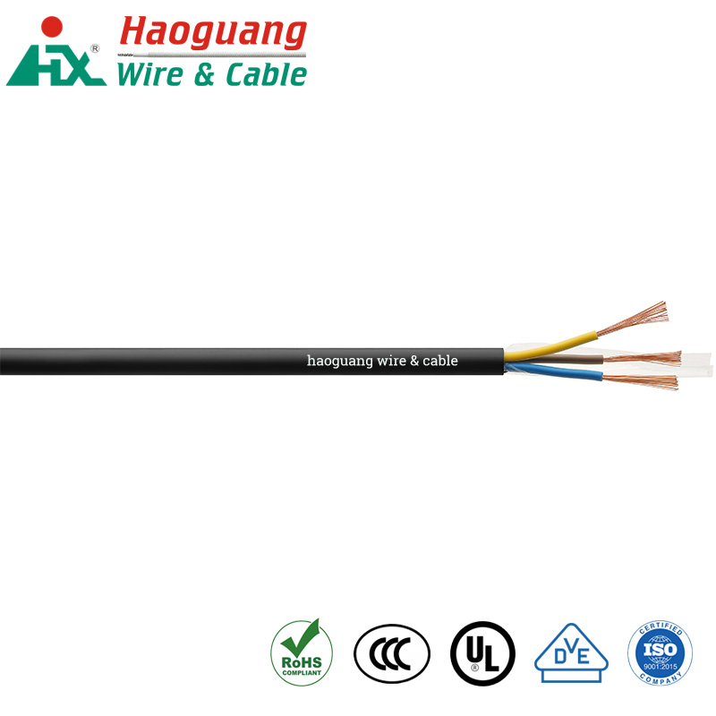 3C 60227 IEC 52 (RVV) PVC 절연 멀티 코어 케이블